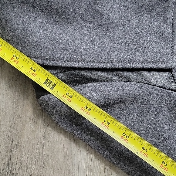 Guess grey and faux leather moto jacket - Picture 11 of 15